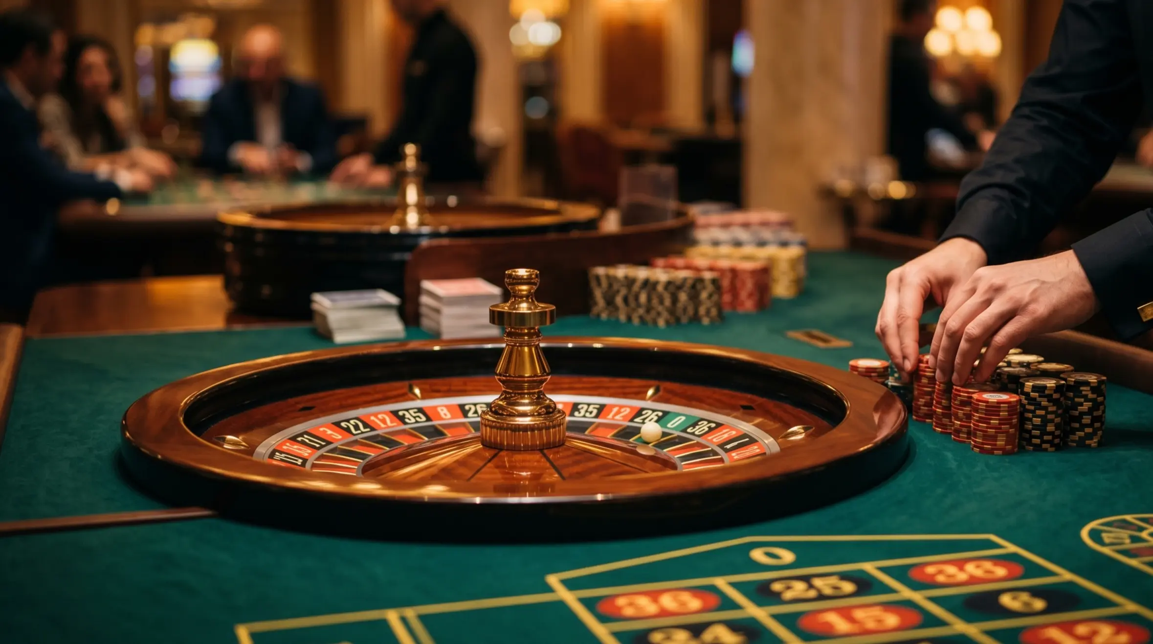 Tavolo roulette del live casino
